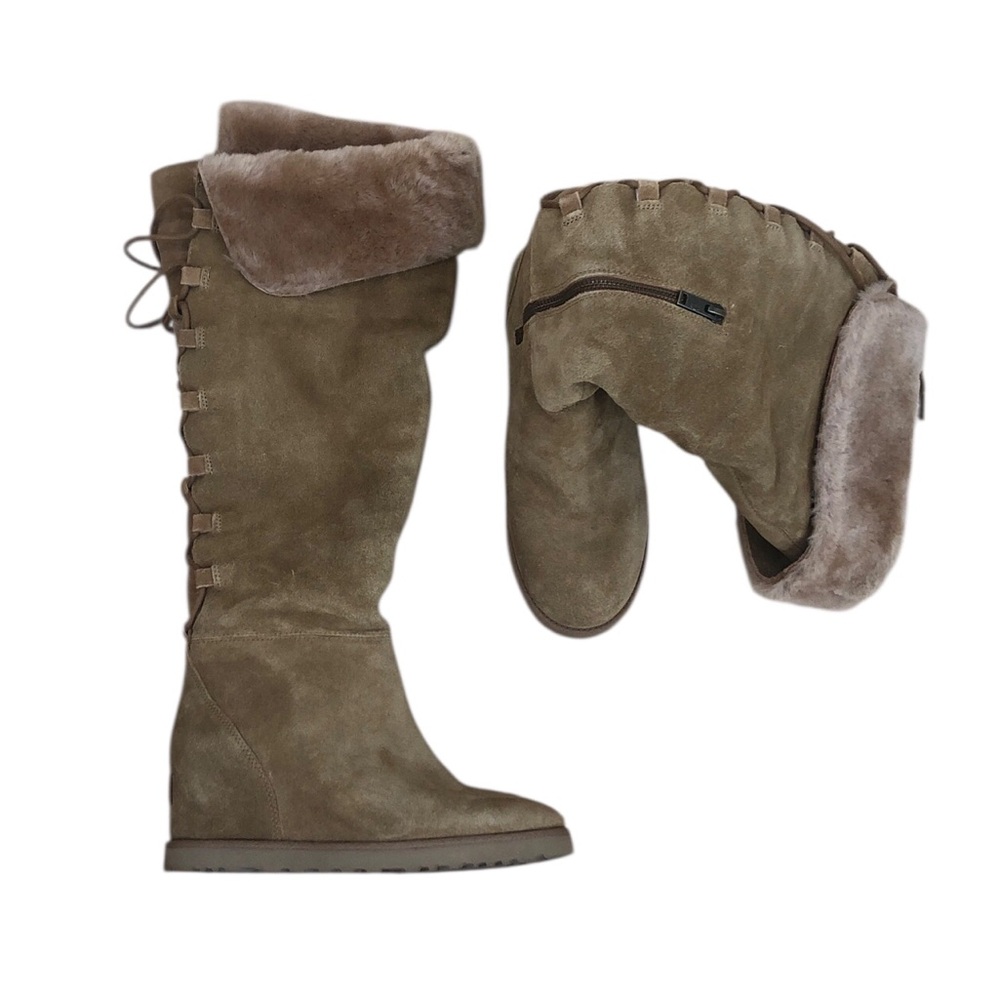 NEW UGG Classic Femme Over The Knee Boots Size 8 Chestnut Brown